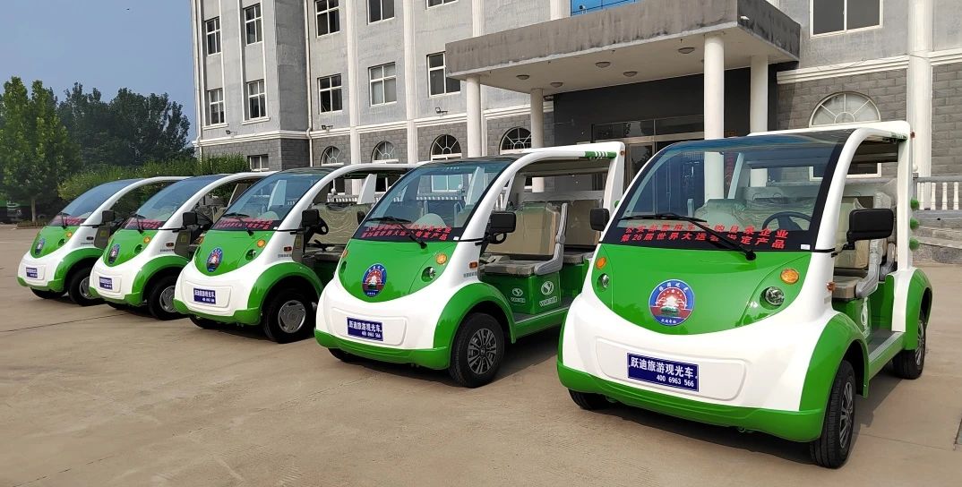 零排放 低噪音丨躍迪集團(tuán)新能源觀光車(chē)發(fā)往江蘇